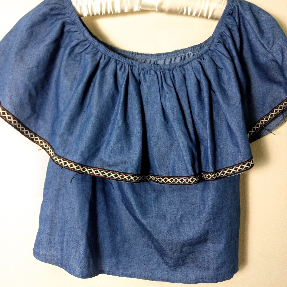 Ina chambray top